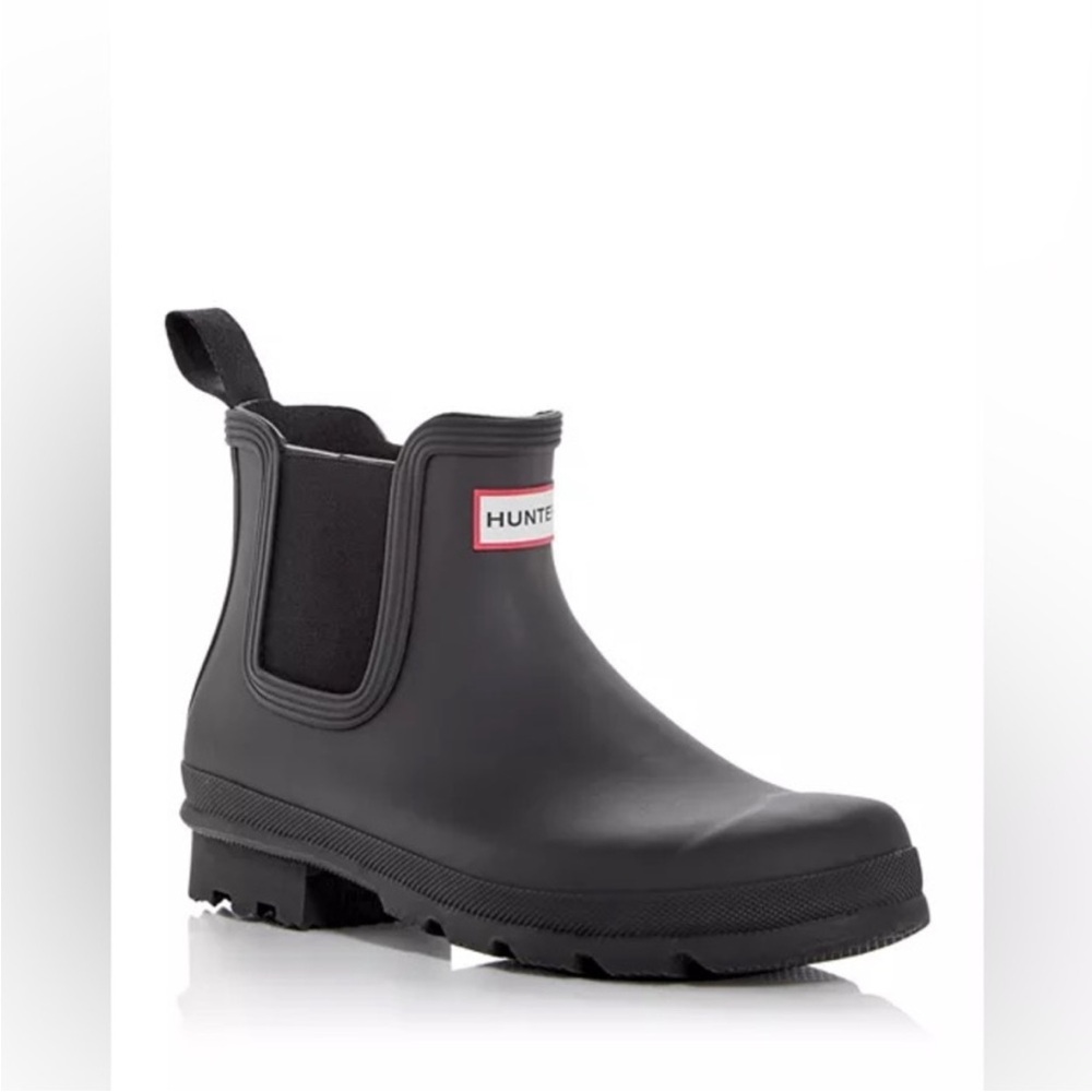 Hunter Classic Black Ankle Rain Boots